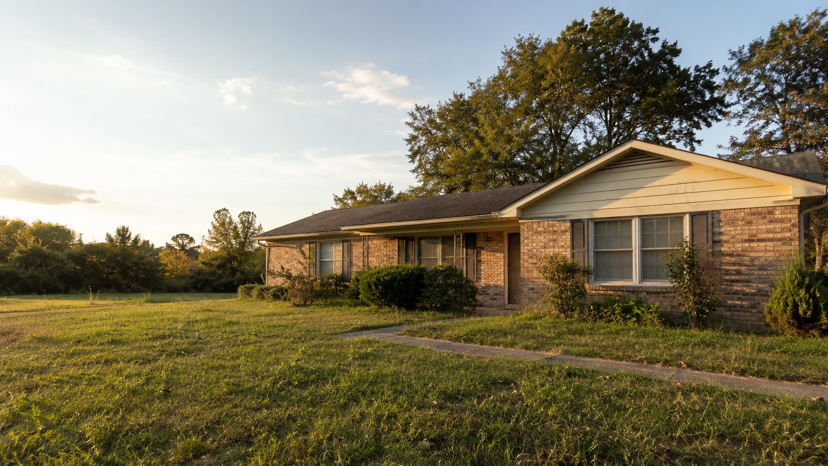 3-bed brick ranch